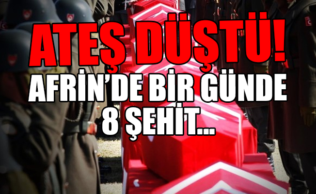 Afrin'de Türk askerine hain saldırı! 5 asker şehit