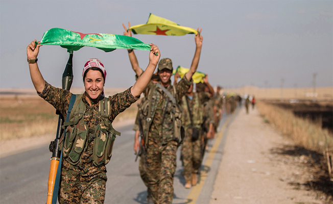 O ajanstan skandal YPG paylaşımı...