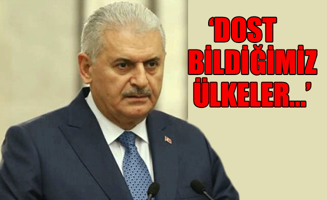 Yıldırım: Terör örgütleriyle düşüp kalkmaktan vazgeçin