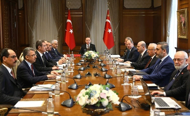 Beştepe'de Afrin zirvesi