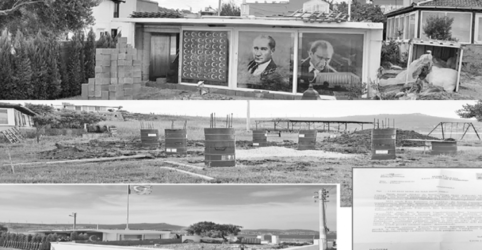 Atatürk ve bayraklı işgal