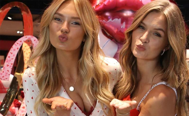 Victoria's Secret meleklerinin bu pozları olay oldu