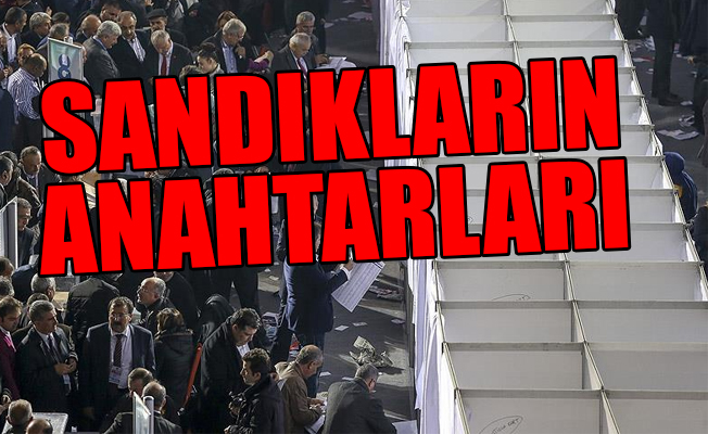 CHP PM seçiminde sandıkların anahtarları...