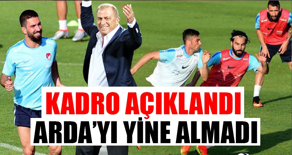A Milli Futbol Takımı kadrosu açıklandı