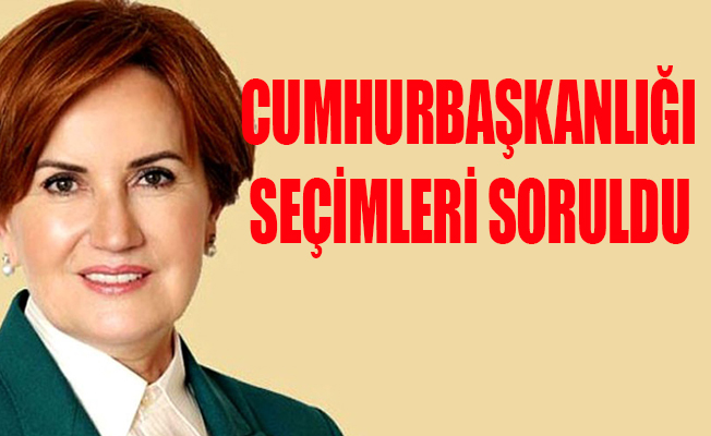 Akşener: HDP ile Erdoğan'ın anlaşacağını düşünüyorum...