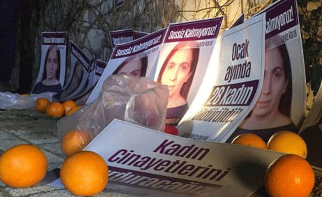 Şişli'de kadın cinayetleri protesto edildi