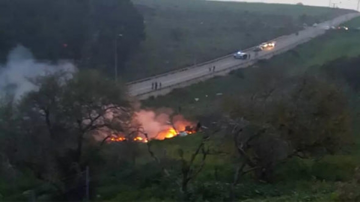Suriye'de İsrail jeti düşürüldü...Bölgede tansiyon yükseliyor