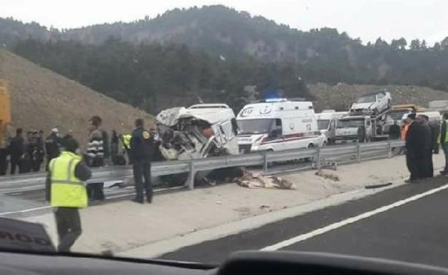 Kahramanmaraş'ta korkunç kaza: 8 ölü