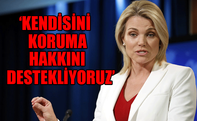 ABD'den İsrail'e destek açıklaması