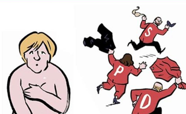 'Çıplak Angela Merkel' Almanya'yı karıştırdı