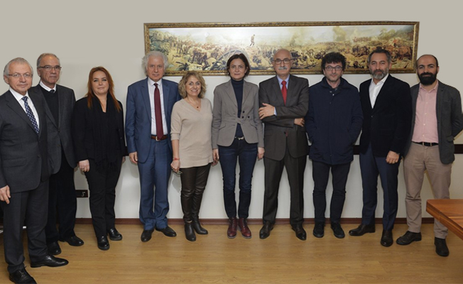 TÜSES'ten Canan Kaftancıoğlu'na 'hayırlı olsun' ziyareti