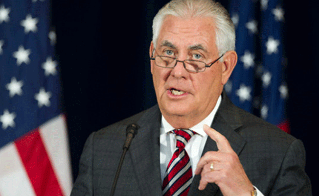 Tillerson'dan Türkiye ziyareti öncesi flaş açıklama