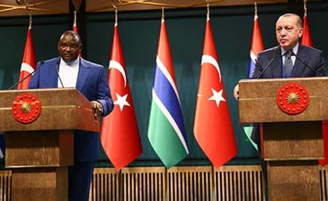 Erdoğan Gambiyalı mevkidaşıyla görüştü; gündemde 'FETÖ' vardı
