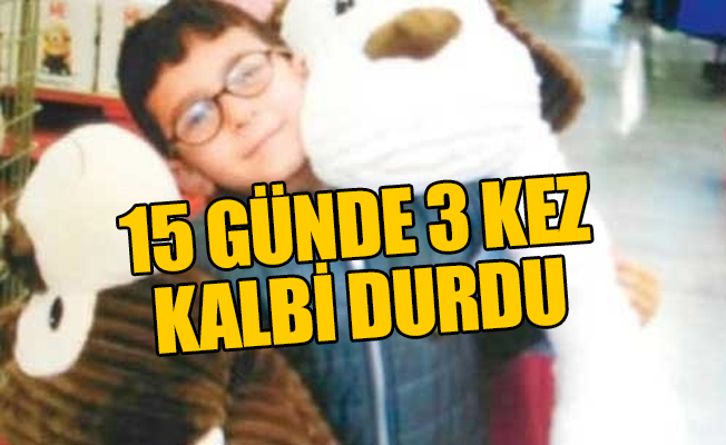 Üstüne belediyenin reklam panosu düşen küçük Muhammed hayata tutunmaya çalışıyor