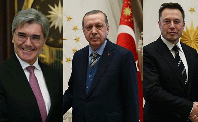 Elon Musk'tan sonra Siemens'ın CEO'su da Cumhurbaşkanlığı sarayında!
