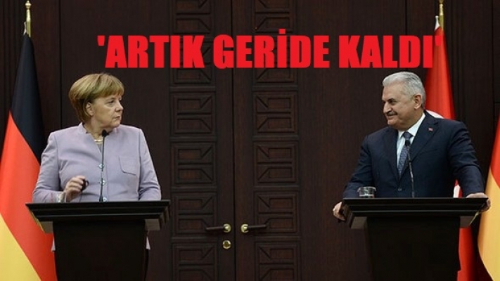 Yıldırım ve Merkel’den son dakika açıklamaları