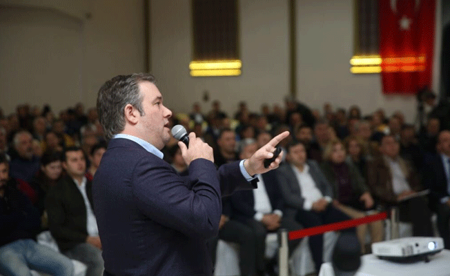 Başkan Piriştina'dan örgüte yatırım brifingi