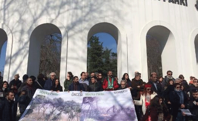 Maçka Parkı'nda protesto: Dur demezsek...