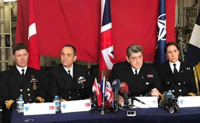 NATO gemileri Sarayburnu'nda