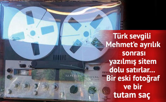 Malatya'da kayıt cihazından 50 yıllık aşk mektubu çıktı