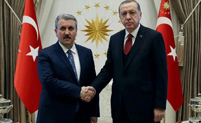 Cumhurbaşkanı Erdoğan, Destici ile görüşüyor