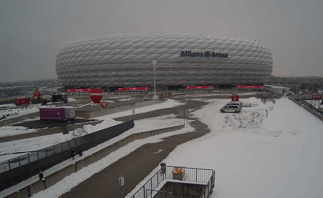 Bayern Münih Beşiktaş maçında kar tehlikesi…