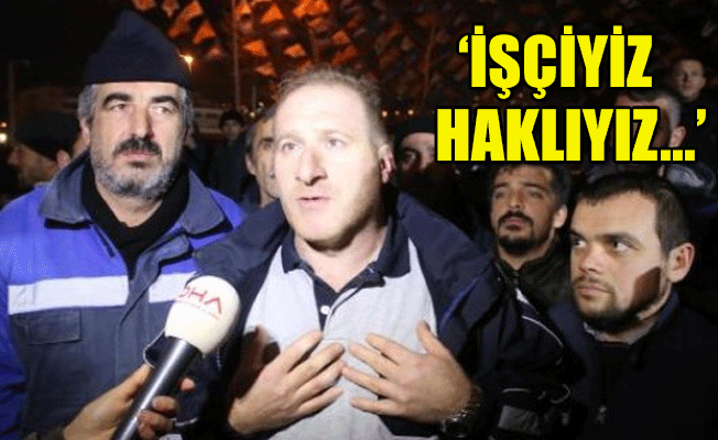 Kadroya alınmayan işçiler, AKP İl binası önünde isyan etti