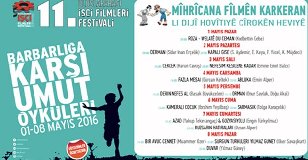 11. Uluslararası İşçi Filmleri Festivali başlıyor: #BarbarlığaKarşıUmutÖyküleri