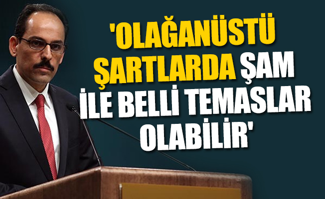 Cumhurbaşkanlığı'ndan, Esad ile görüşme açıklaması