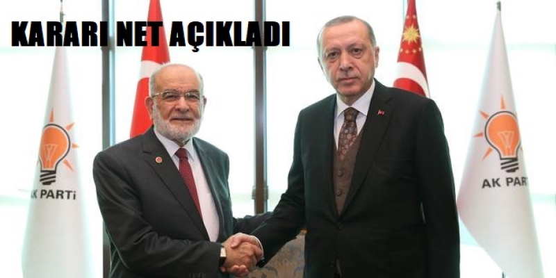 Saadet Partisi AKP’nin ittifak teklifine son noktayı koydu