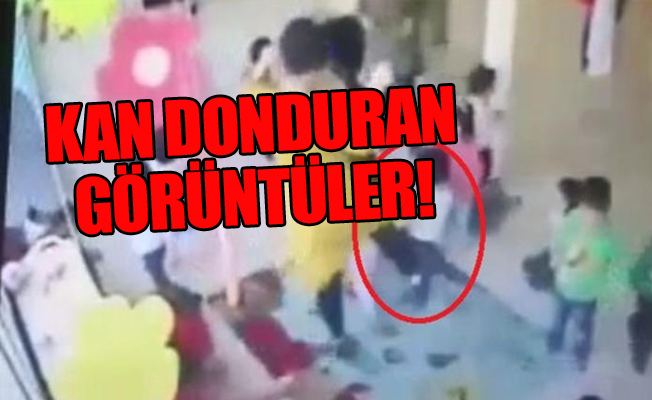 Kreşte minik öğrencilere tekme-tokat dayak!
