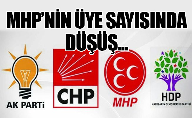 İşte partilerin üye sayısı...