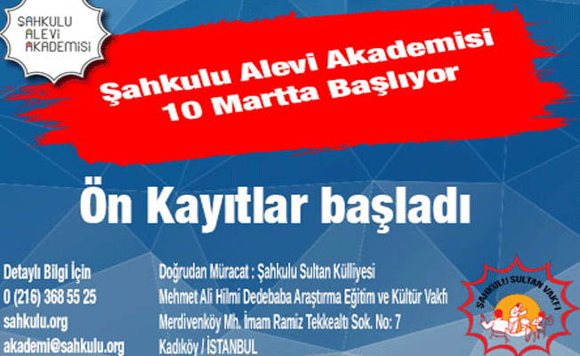Şahkulu Alevi Akademisi 5.dönem 10 Mart'ta başlıyor