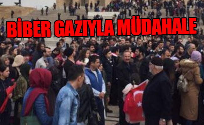 Anıtkabir'de askeri öğrencilere gözaltı