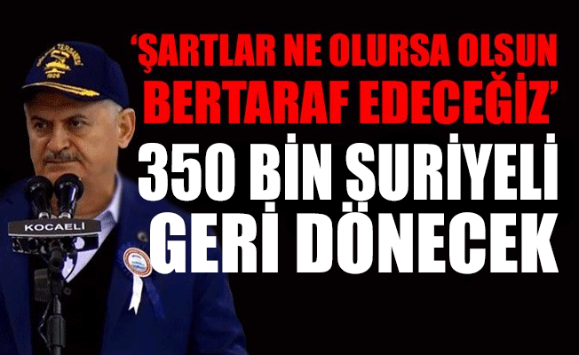 Başbakan Yıldırım Murat Reis'in ilk kaynak töreninde konuştu
