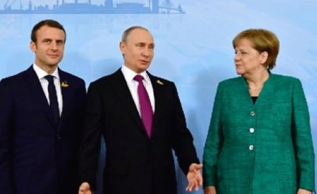Kritik görüşme: Merkel ve Macron, Putin ile görüştü