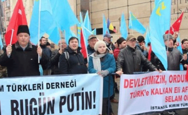 Rusya Başkonsolosluğu'nda protesto!