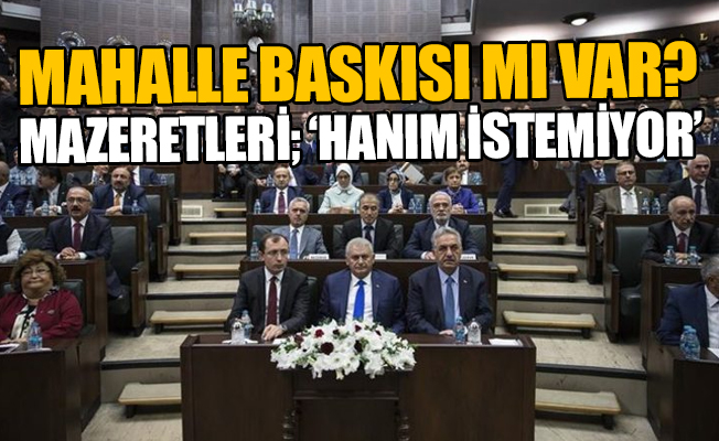 AKP'li vekiller direniyor!