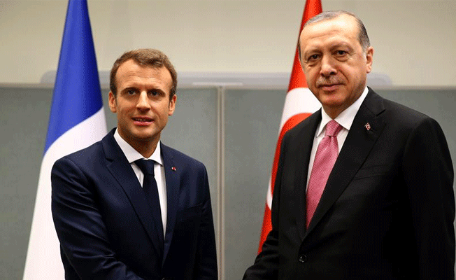 Erdoğan ile Macron arasında görüşme 'Ateşkes Afrin'de de uygulanacak'