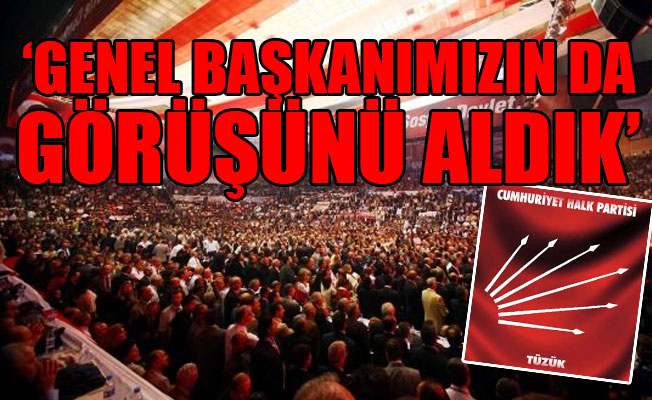 İşte CHP'nin tüzük taslağı