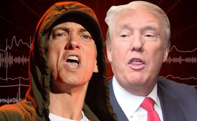 Eminem: 'Ya ben ya Trump seçim yapın'