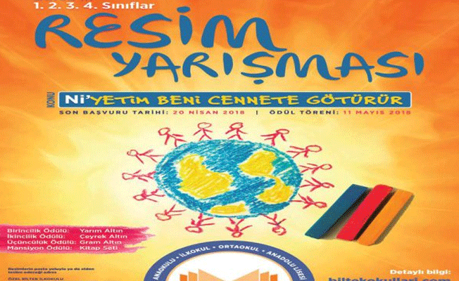İlkokul çocuklarına 'Ni'yetim beni cennete götürür' konulu resim yarışması