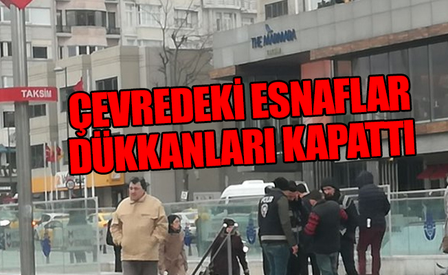 Taksim'de bomba paniği...