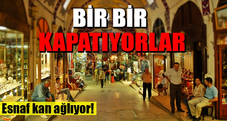 Kapalıçarşı'da 600 esnaf kepenk kapattı