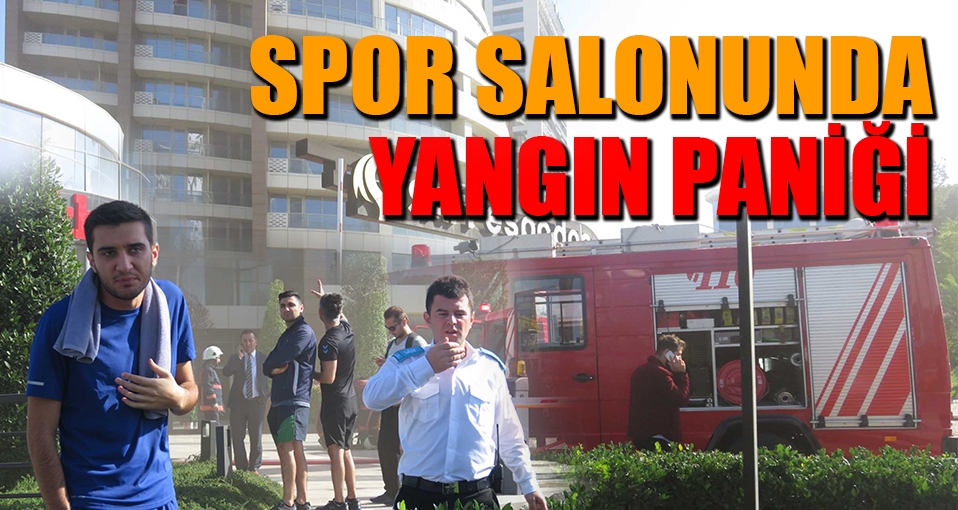 İstanbul Kartal'da spor salonunda yangın