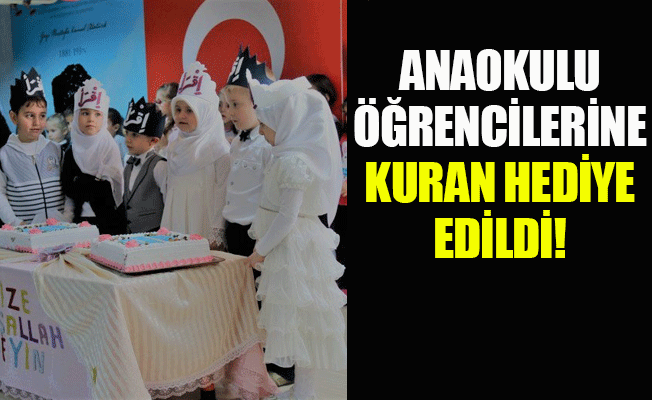 Anaokulu öğrencilerine Kuran eğitimi başladı