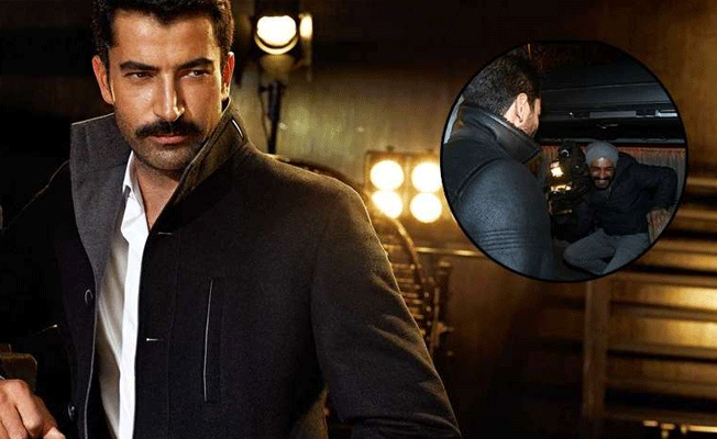 Kenan İmirzalıoğlu'ndan şoke eden hareket: Kameramanı araca attı