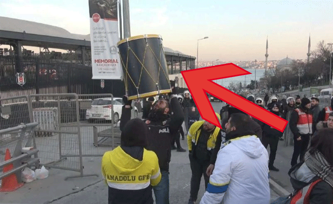 Fenerbahçe Beşiktaş derbi öncesi davulların içi bile arandı!
