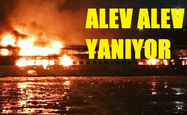 Moskova şokta: Eğlence gemisinde yangın
