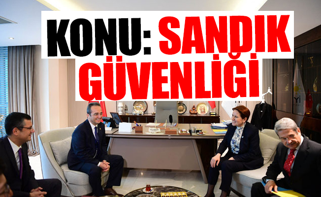 CHP'den, Meral Akşener'e ziyaret